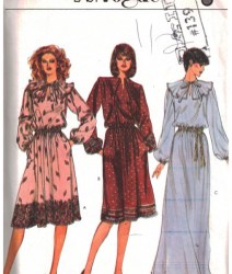 8049 VOG EZ LS RUFFLE OR NOT TOP, A-LINE SKIRT LENGTHS PATTERN 8